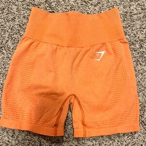 S | Gymshark Vital Seamless 2.0 Shorts - Apricot Orange Marl